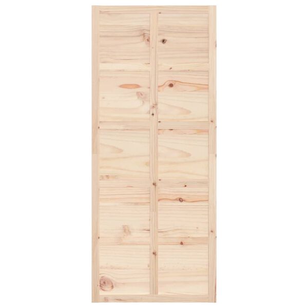 vidaXL Porte de grange 90x1,8x214 cm Bois massif de pin