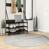 vidaXL Tapis IZA poils courts style scandinave gris &Oslash; 160 cm