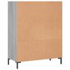 vidaXL Bibliothèque sonoma gris 69,5x32,5x90 cm bois d'ingénierie