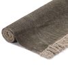 vidaXL Tapis Kilim Coton 120 x 180 cm Taupe