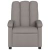 vidaXL Fauteuil inclinable &eacute;lectrique Taupe Tissu