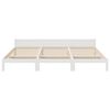 VidaXL Cadre de lit familial sans matelas blanc 240x200 cm