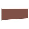 vidaXL Auvent latéral rétractable 160 x 500 cm Marron