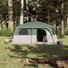vidaXL Tente de cabine familiale 8 personnes vert imperméable