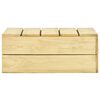 vidaXL Salon de jardin 3 pcs Bois de pin impr&eacute;gn&eacute;