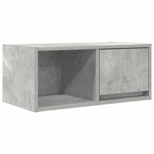 vidaXL Meuble TV gris b&eacute;ton 60x31x25,5 cm bois d'ing&eacute;nierie