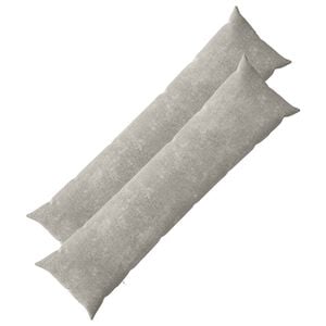 vidaXL Housse de coussin 2 pc HEERLEN Gris clair 40 x 145 cm