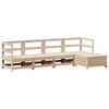 vidaXL Salon de jardin 5 pcs bois de pin massif
