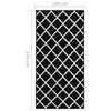 vidaXL Tapis BCF Noir et blanc 100x250 cm