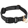 vidaXL Harnais pour chien avec laisse et collier r&eacute;glables noir S