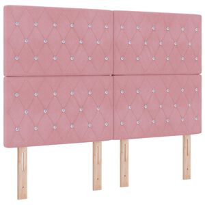vidaXL T&ecirc;te de lit Rose 144 cm Velours