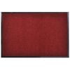 vidaXL Tapis d'entr&eacute;e rouge 120 x 180 cm PVC