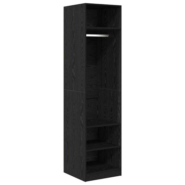 vidaXL Armoire Ch&ecirc;ne noir 50 x 50 x 200 cm Bois d'ing&eacute;nierie