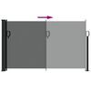 vidaXL Store lat&eacute;ral r&eacute;tractable Anthracite 120 x 600 cm