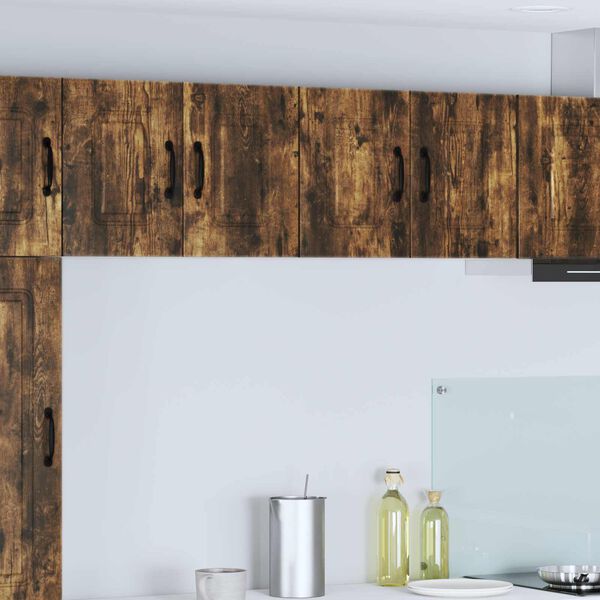 vidaXL Armoire de cuisine Kalmar 2 pcs Ch&ecirc;ne fum&eacute; 60 x 31 x 40 cm