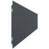 vidaXL Bordures pelouse 10pcs anthracite 15x103cm acier lamin&eacute; &agrave; froid