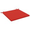 vidaXL Coussins de si&egrave;ge SOEST 100 % polyester Rouge 70 x 70 x 3 cm