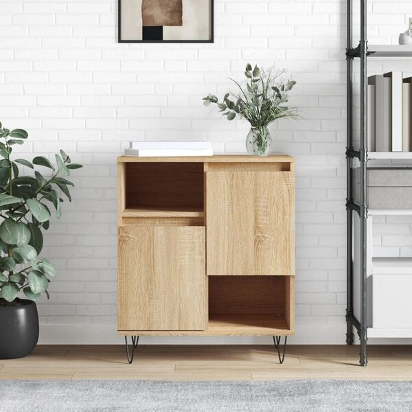 vidaXL Buffet Chêne sonoma 60x35x70 cm Bois d'ingénierie