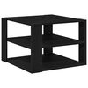 vidaXL Table basse Ch&ecirc;ne Noir 58 x 58 x 40 cm Bois d&rsquo;ing&eacute;nierie
