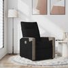 vidaXL Fauteuil inclinable Noir Tissu