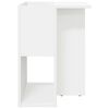 vidaXL Table d'appoint Blanc 35 x 40 x 55 cm Bois d'ing&eacute;nierie