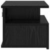 vidaXL Table de nuit flottante 2 pcs Ch&ecirc;ne noir 40 x 31 x 28 cm