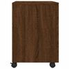 vidaXL Classeur mobile avec roues Ch&ecirc;ne marron 45x38x54 cm Bois