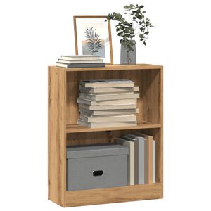 vidaXL Biblioth&egrave;que ch&ecirc;ne artisanal 60x24x76 cm bois d'ing&eacute;nierie