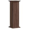 vidaXL Support pour plantes ch&ecirc;ne brun 33x33x100 cm bois d'ing&eacute;nierie