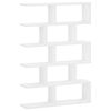 vidaXL &Eacute;tag&egrave;re Murale Blanc 70 x 17 x 101 cm Bois d'ing&eacute;nierie