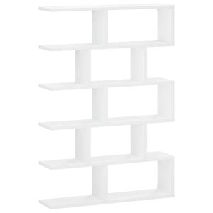 vidaXL &Eacute;tag&egrave;re Murale Blanc 70 x 17 x 101 cm Bois d'ing&eacute;nierie