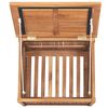 vidaXL Bo&icirc;te de rangement de jardin 60x50x58 cm Bois de teck solide