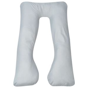 vidaXL Coussin de grossesse 90 x 145 cm Gris