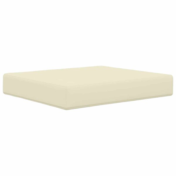 vidaXL Coussin de canap&eacute; d'ext&eacute;rieur 2 pcs Cr&egrave;me Polyester