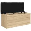 vidaXL Banc de rangement Ch&ecirc;ne Sonoma 102x42x45 cm Bois d'ing&eacute;nierie