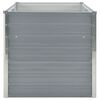 vidaXL Jardini&egrave;re 160 x 80 x 77 cm Gris Acier galvanis&eacute;