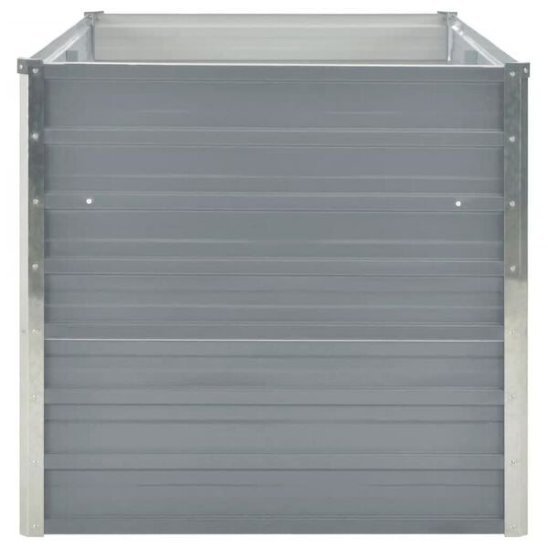 vidaXL Jardini&egrave;re 160 x 80 x 77 cm Gris Acier galvanis&eacute;