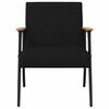 vidaXL fauteuil Noir 59 x 75 x 78 cm tissu