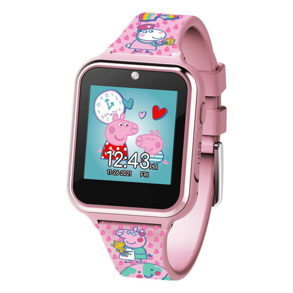 Accutime Montre intelligente pour enfants Peppa Pig Rose