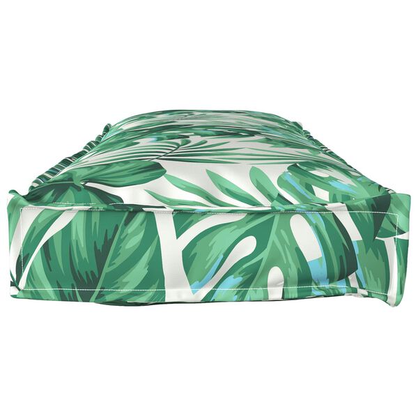 vidaXL Coussin Feuille Motif feuille 120 x 40 x 8 cm Tissu Oxford