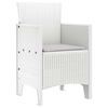 vidaXL Chaise de jardin 2 pcs Blanc 53 x 49 x 85 cm Polypropyl&egrave;ne