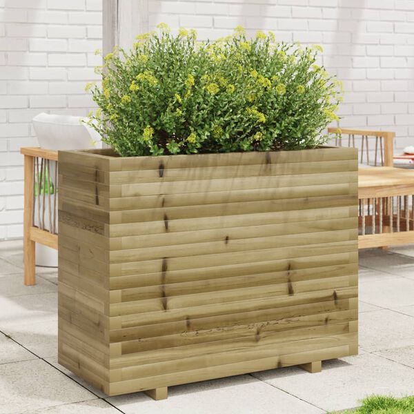 vidaXL Jardini&egrave;re 90x40x72,5 cm bois de pin impr&eacute;gn&eacute;