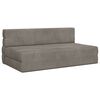 vidaXL Canap&eacute;-lit pliable Gris clair 152 x 86,5 x 60 cm Tissu