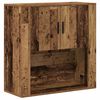 vidaXL Meuble mural Bois Ancien 80 x 33 x 80 cm Bois d'ingénierie