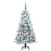 vidaXL Sapin de No&euml;l Artificiel &agrave; Branches Articul&eacute;es Blanc 150 cm