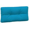 vidaXL Coussins de palette lot de 5 bleu tissu