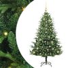 vidaXL Arbre de No&euml;l artificiel pr&eacute;-&eacute;clair&eacute; avec ensemble de boules