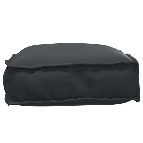vidaXL Coussin Noir 60 x 40 x 8 cm Tissu Oxford