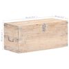 vidaXL Coffre 90x40x40 cm Bois d'acacia solide