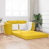 vidaXL Canap&eacute;-Lit 60cm Jaune Velours